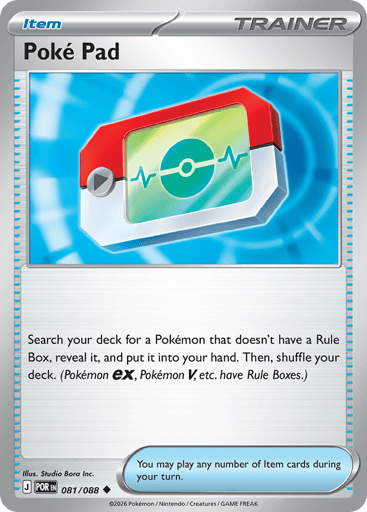 Poké Pad – Uncommon – 081/088 – Perfect Order