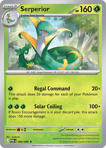 Serperior – Rare – 006/088 – Perfect Order