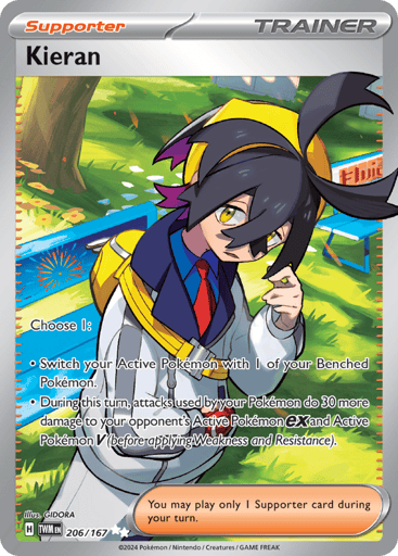 Kieran – Ultra Rare – 206/167 – Twilight Masquerade