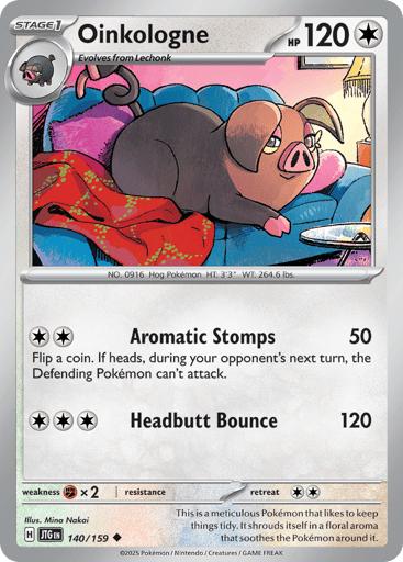 Oinkologne – Uncommon Reverse Holo – 140/159 – Journey Together