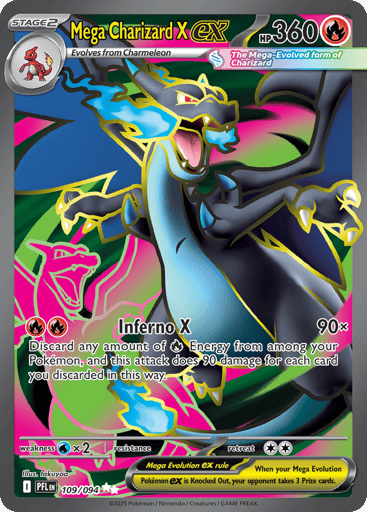 Mega Charizard X ex – Ultra Rare – 109/094 – Phantasmal Flames