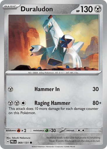 Duraludon – Common – 069/131 – Prismatic Evolutions