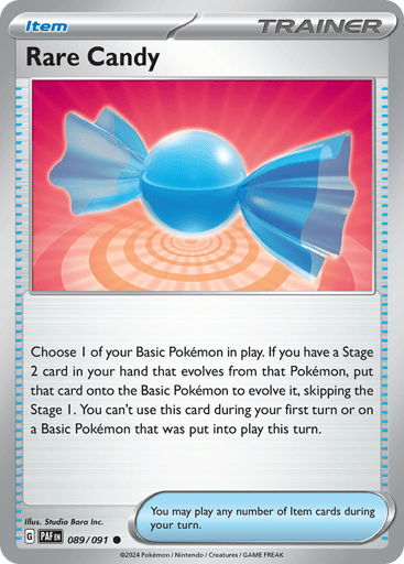 Rare Candy – Common – 089/091 – Paldean Fates