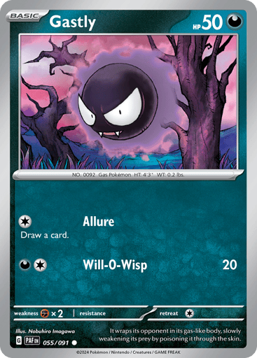 Gastly – Common – 055/091 – Paldean Fates
