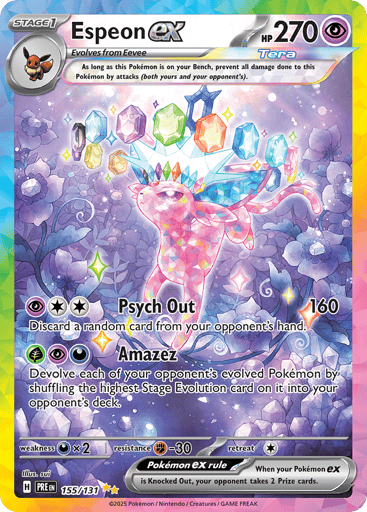 Espeon ex – Special Illustration Rare – 155/131 – Prismatic Evolutions