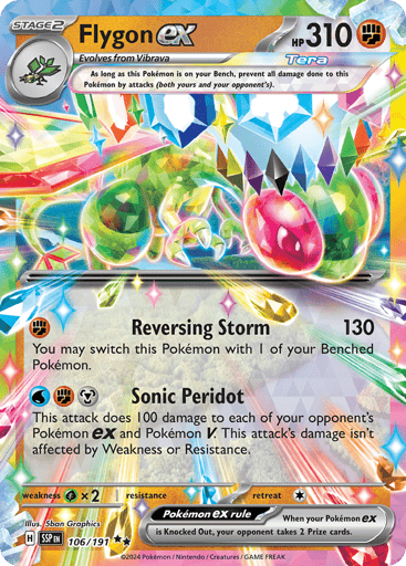 Flygon ex – Double Rare – 106/191 – Surging Sparks