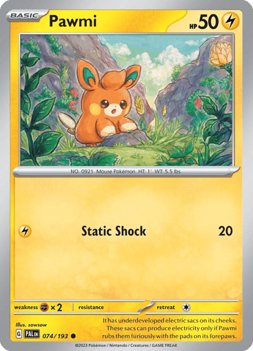 Pawmi – Common – 074/193 – Paldea Evolved