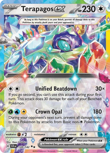 Terapagos ex – Double Rare – 128/142 – Stellar Crown