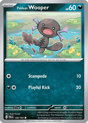 Paldean Wooper – Common – 129/193 – Paldea Evolved