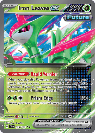 Iron Leaves ex – Double Rare – 025/162 – Temporal Forces