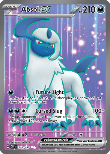 Absol ex – Ultra Rare – 214/197 – Obsidian Flames