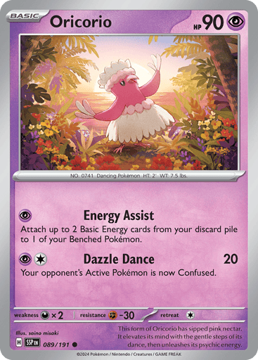 Oricorio – Common – 089/191 – Surging Sparks