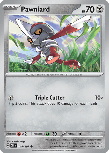 Pawniard – Common Reverse Holo – 148/197 – Obsidian Flames