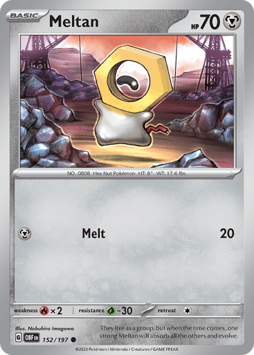 Meltan – Common – 152/197 – Obsidian Flames