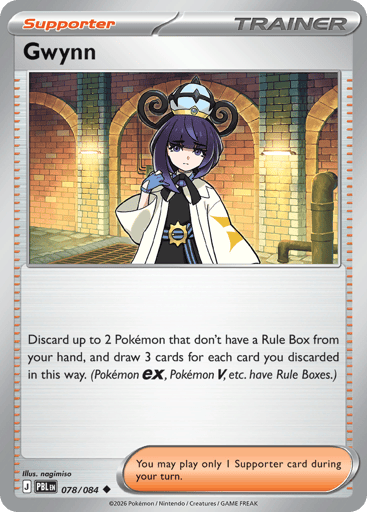 Gwynn – Uncommon Reverse Holo – 078/084 – Pitch Black