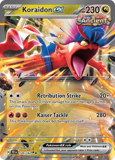 Koraidon ex – Double Rare – 120/162 – Temporal Forces