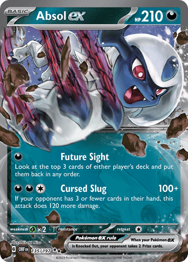 Absol ex – Double Rare – 135/197 – Obsidian Flames