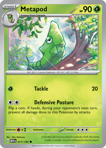 Metapod – Common – 011/165 – S&V 151