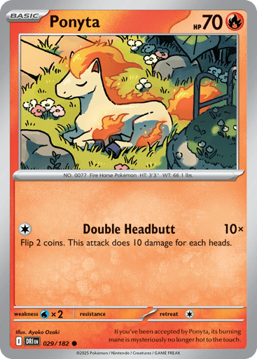 Ponyta – Common – 029/182 – Destined Rivals