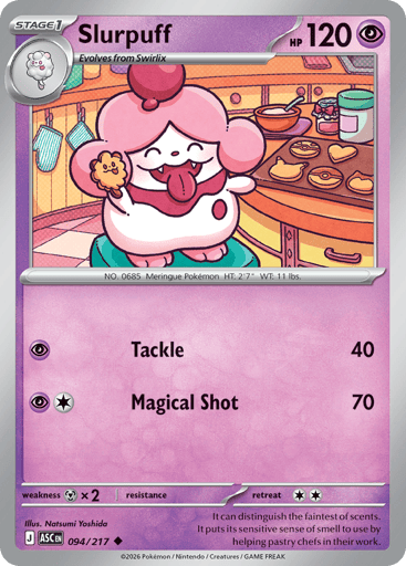Slurpuff – Uncommon – 094/217 – Ascended Heroes