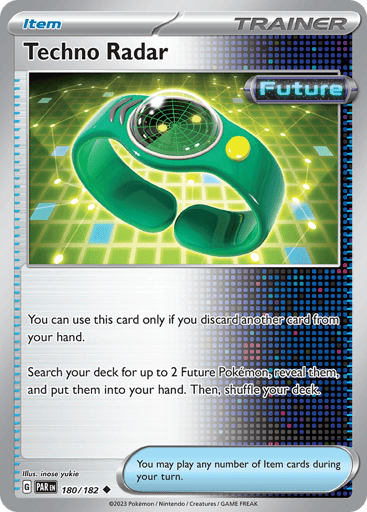 Techno Radar – Uncommon Reverse Holo – 180/182 – Paradox Rift