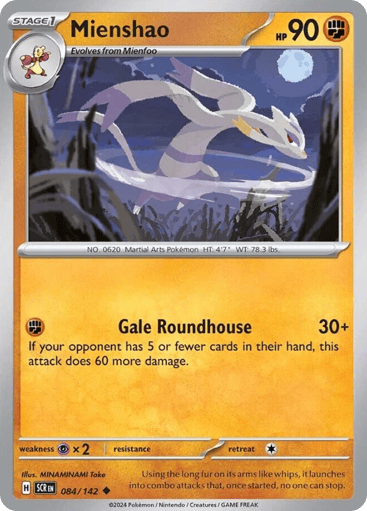 Mienshao – Uncommon – 084/142 – Stellar Crown