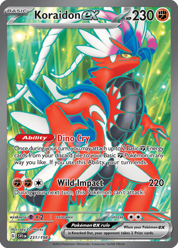 Koraidon ex – Ultra Rare – 231/198 – Scarlet & Violet