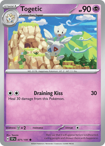 Togetic – Common Reverse Holo – 071/191 – Surging Sparks