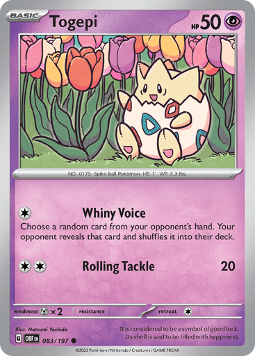 Togepi – Common – 083/197 – Obsidian Flames