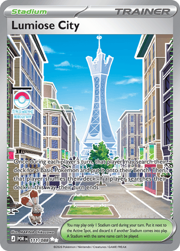 Lumiose City – Ultra Rare – 111/088 – Perfect Order