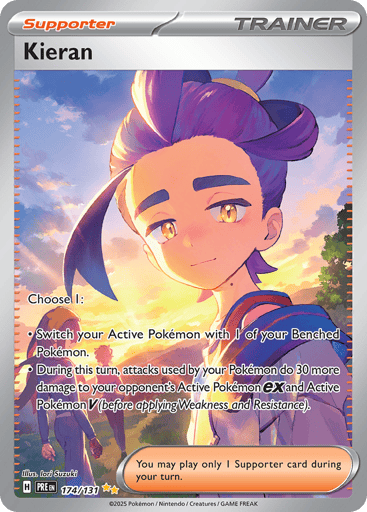 Kieran – Special Illustration Rare – 174/131 – Prismatic Evolutions