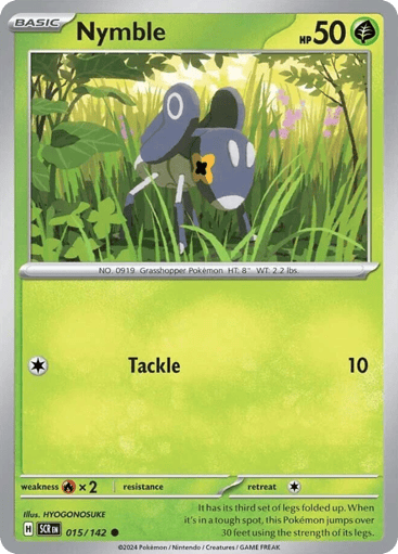 Nymble – Common Reverse Holo – 015/142 – Stellar Crown
