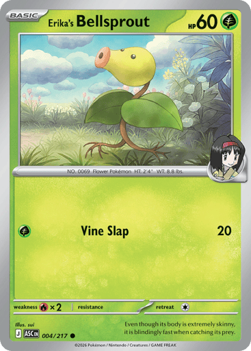 Erika’s Bellsprout – Common – 004/217 – Ascended Heroes