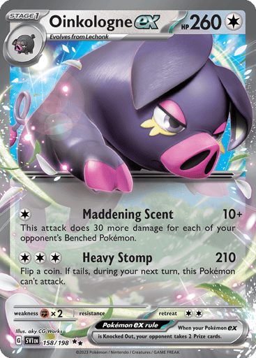 Oinkologne ex – Double Rare – 158/198 – Scarlet & Violet