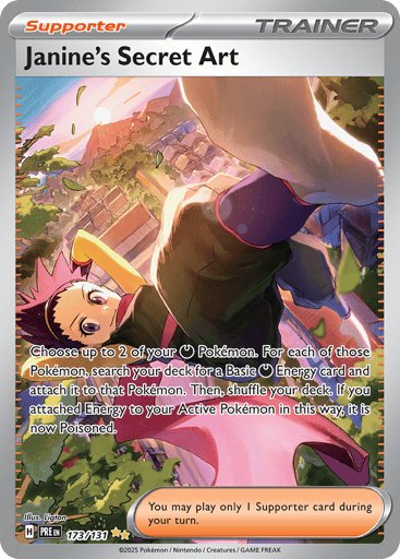 Janine's Secret Art – Special Illustration Rare – 173/131 – Prismatic Evolutions