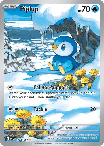 Piplup – Illustration Rare – 098/094 – Phantasmal Flames