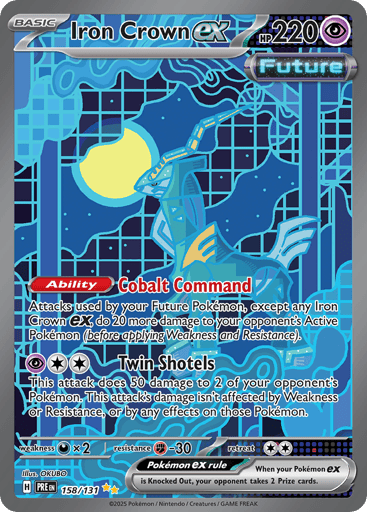 Iron Crown ex – Special Illustration Rare – 158/131 – Prismatic Evolutions