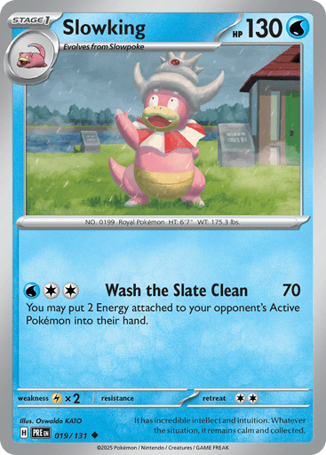 Slowking – Uncommon Reverse Holo – 019/131 – Prismatic Evolutions