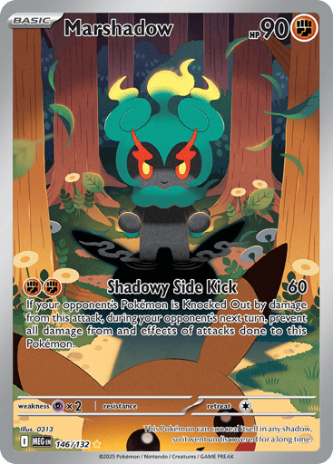 Marshadow – Illustration Rare – 146/132 – Mega Evolution