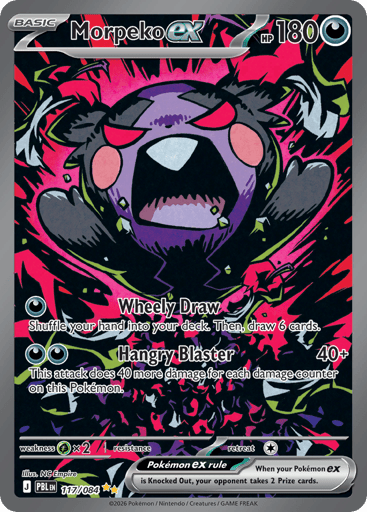 Morpeko ex – Special Illustration Rare – 117/084 – Pitch Black
