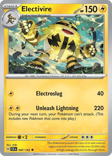 Electivire – Uncommon – 047/142 – Stellar Crown