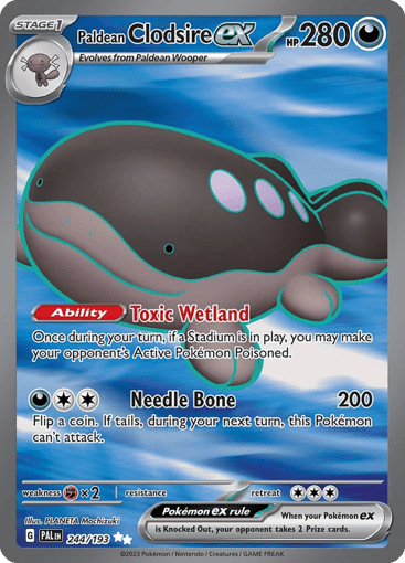 Paldean Clodsire ex – Ultra Rare – 244/193 – Paldea Evolved