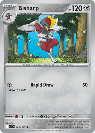 Bisharp – Common – 147/217 – Ascended Heroes