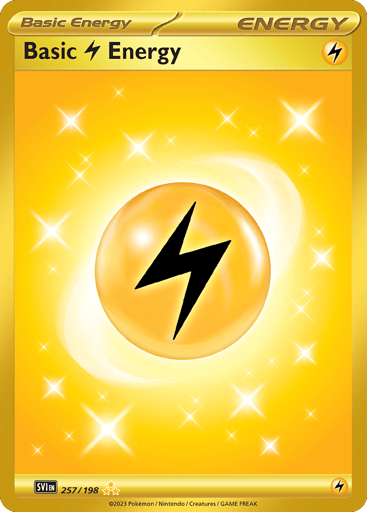 Basic Lightning Energy – Hyper Rare – 257/198 – Scarlet & Violet
