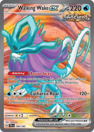 Walking Wake ex – Ultra Rare – 189/162 – Temporal Forces