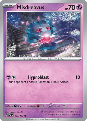 Misdreavus – Common – 087/193 – Paldea Evolved