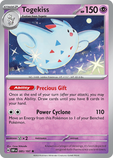 Togekiss – Rare Holo – 085/197 – Obsidian Flames