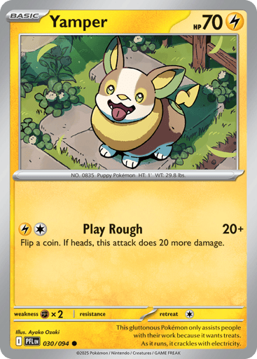 Yamper – Common Reverse Holo – 030/094 – Phantasmal Flames