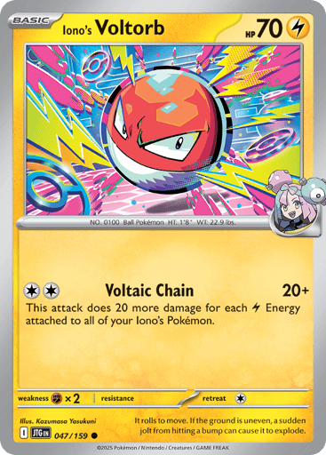 Iono’s Voltorb – Common – 047/159 – Journey Together