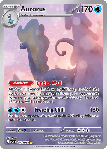 Aurorus – Illustration Rare – 092/088 – Perfect Order